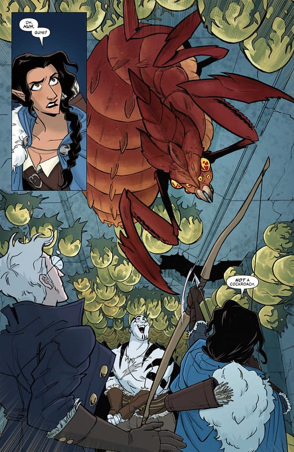 Interior preview page from CRITICAL ROLE: VOX MACHINA ORIGINS IV #3 DIANA SOUSA COVER