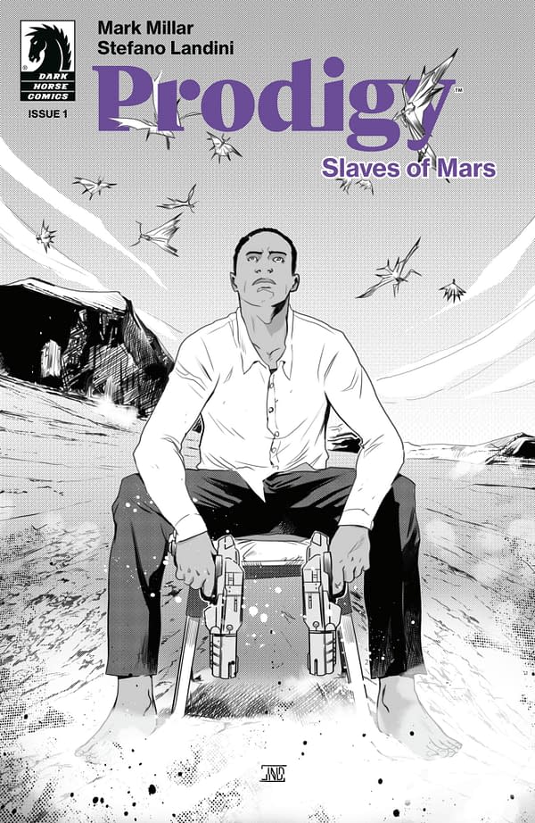 Cover image for Prodigy: Slaves of Mars #1 (CVR B) (B&W) (Stefano Landini)