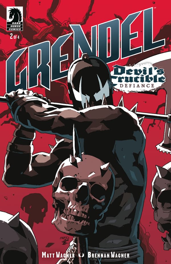 Cover image for Grendel: Devil's Crucible--Defiance #2 (CVR B) (Antonio Fuso)