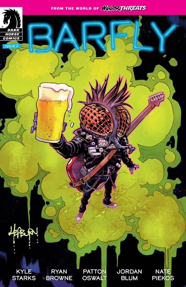 Cover image for FROM THE WORLD OF MINOR THREATS: BARFLY #2 SCOTT HEPBURN COVER