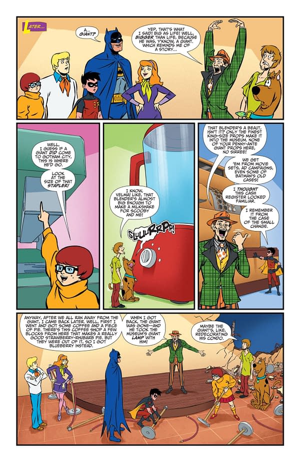 Interior preview page from Batman and Scooby-Doo Mysteries #8