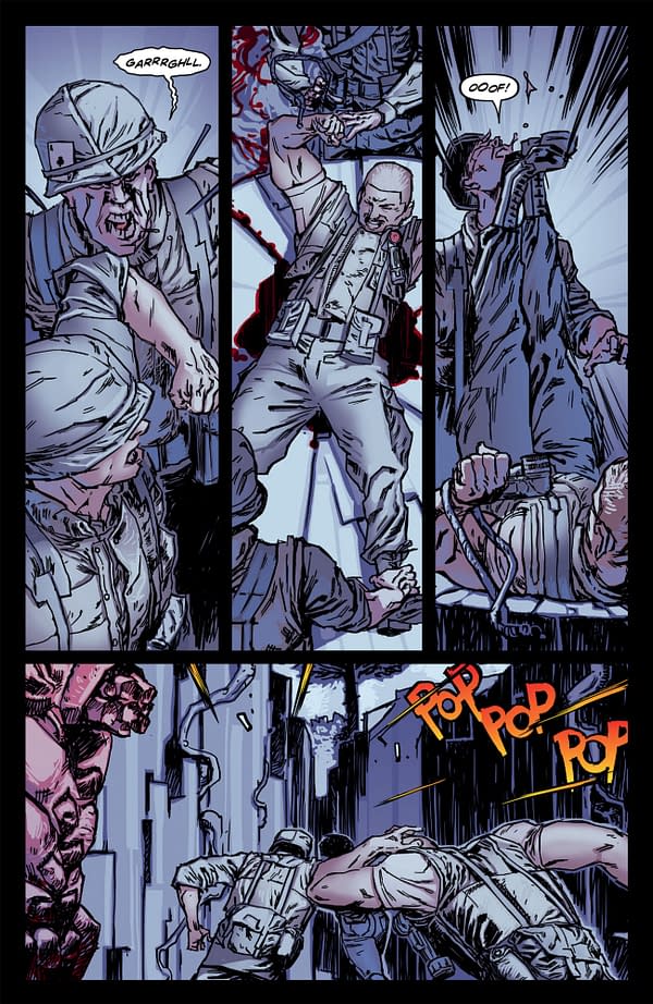 Interior preview page from BEYOND THE PALE #4 MAURO MANTELLA COVER