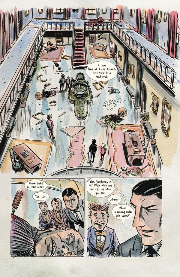 Interior preview page from GILT FRAME #2 MATT KINDT COVER