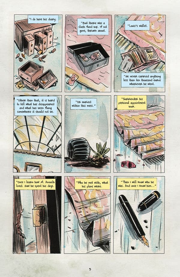 Interior preview page from GILT FRAME #2 MATT KINDT COVER