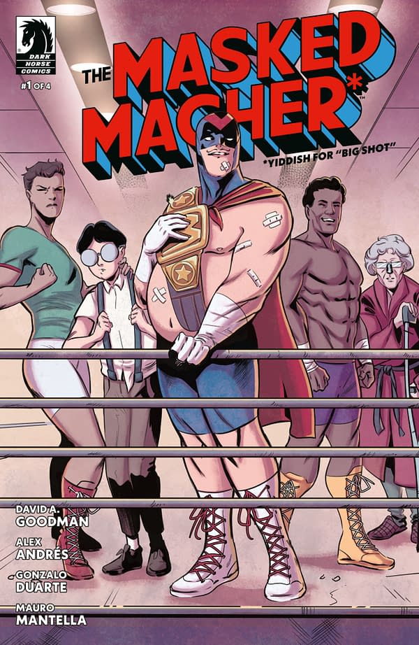 Cover image for THE MASKED MACHER #1 MAURO MANTELLA COVER