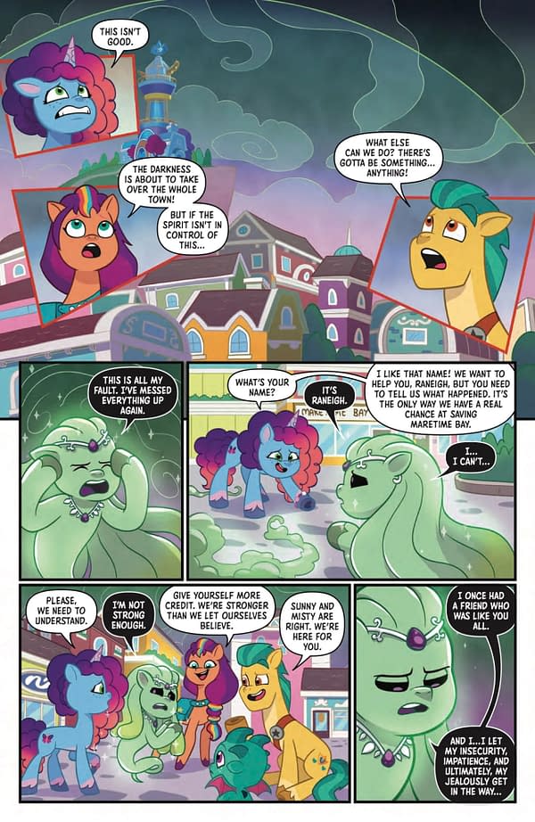 Interior preview page from MY LITTLE PONY: MARETIME MYSTERIES #4 ABIGAIL STARLING COVER