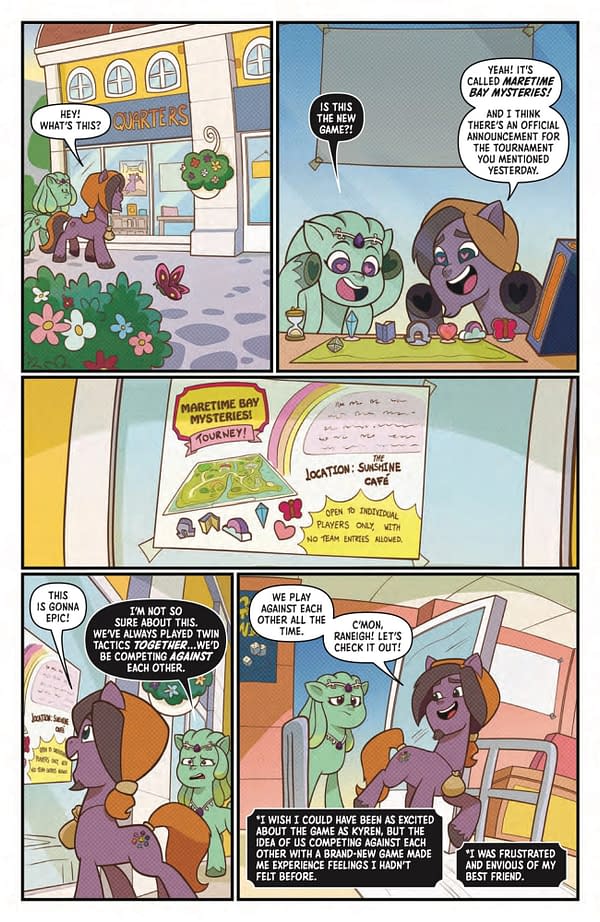 Interior preview page from MY LITTLE PONY: MARETIME MYSTERIES #4 ABIGAIL STARLING COVER