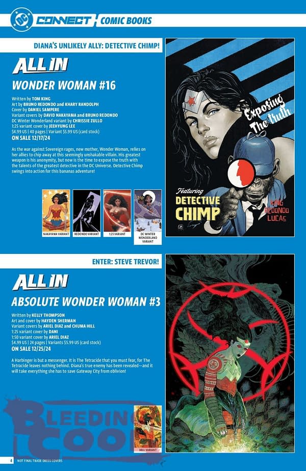 DC Comics Full December 2024 Solicits & Solicitations