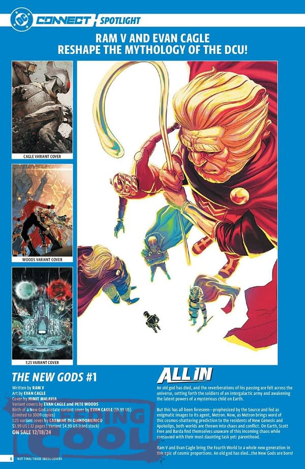 DC Comics Full December 2024 Solicits & Solicitations