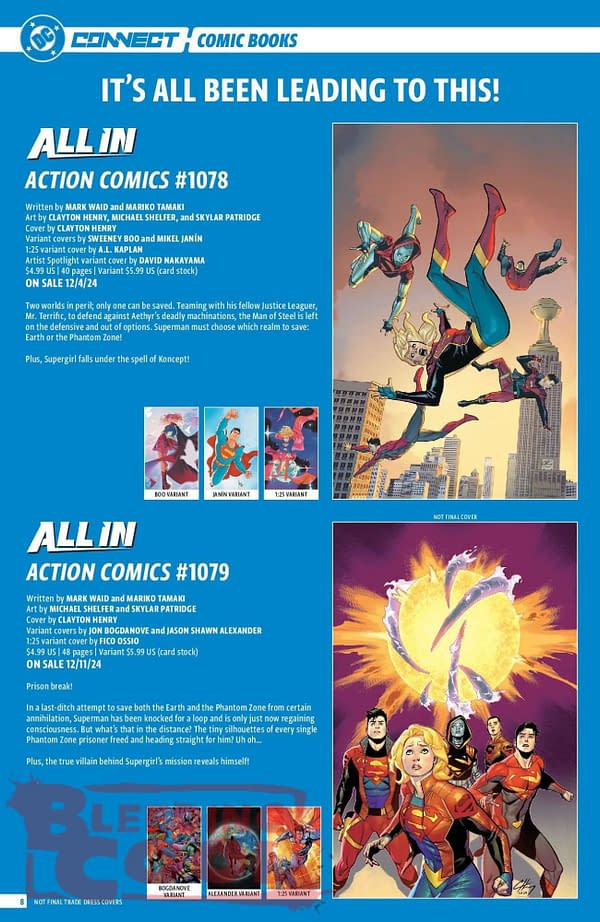 DC Comics Full December 2024 Solicits & Solicitations