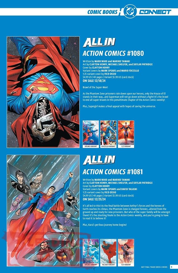 DC Comics Full December 2024 Solicits & Solicitations