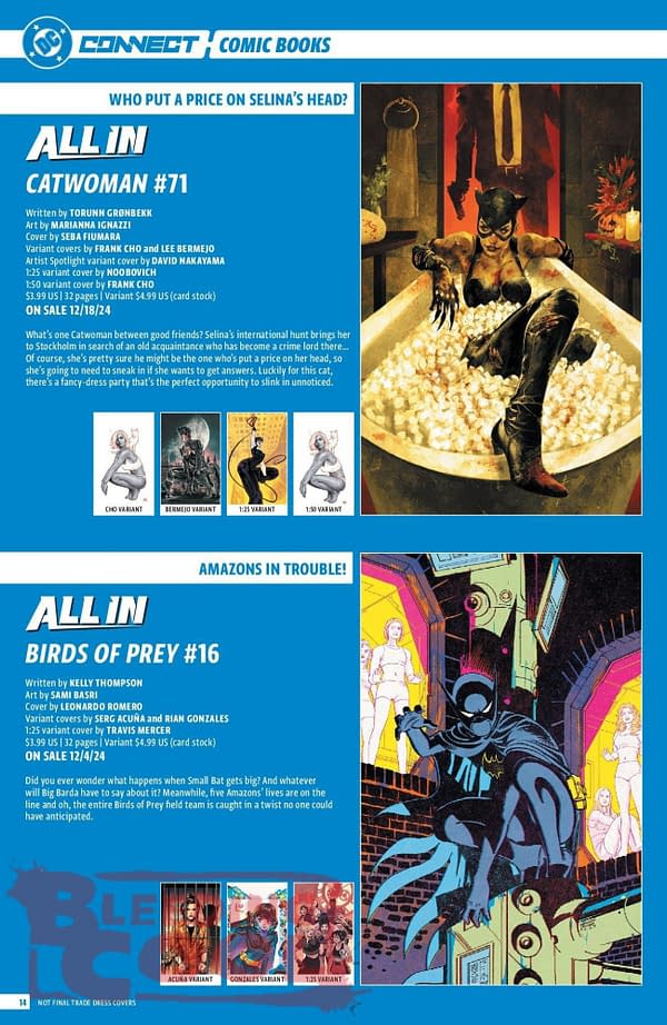 DC Comics Full December 2024 Solicits & Solicitations