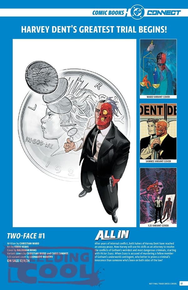 DC Comics Full December 2024 Solicits & Solicitations