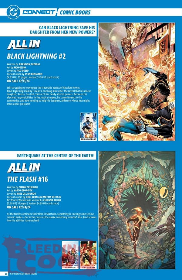 DC Comics Full December 2024 Solicits & Solicitations