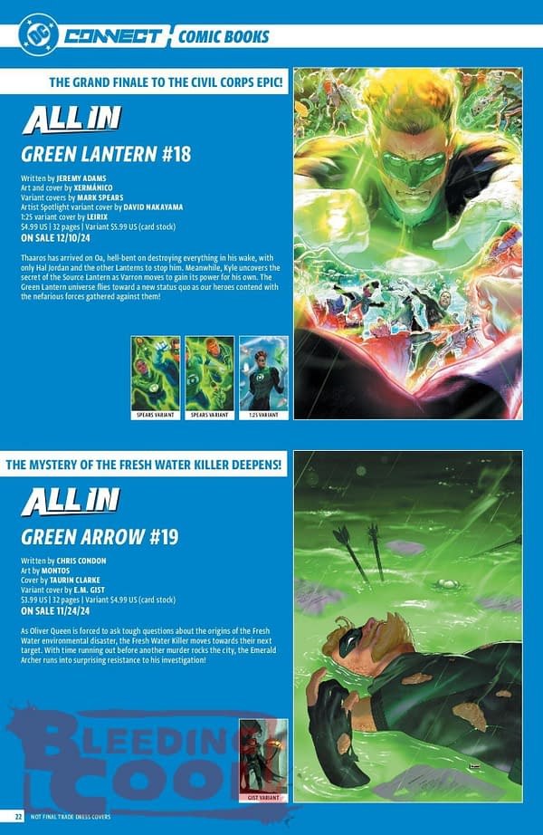 DC Comics Full December 2024 Solicits & Solicitations