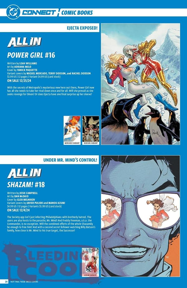 DC Comics Full December 2024 Solicits & Solicitations