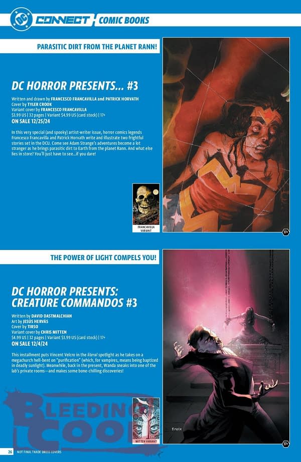 DC Comics Full December 2024 Solicits & Solicitations