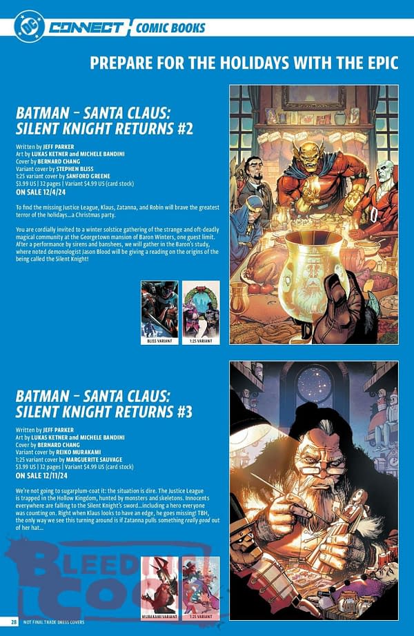 DC Comics Full December 2024 Solicits & Solicitations