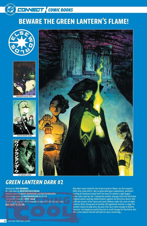 DC Comics Full December 2024 Solicits & Solicitations