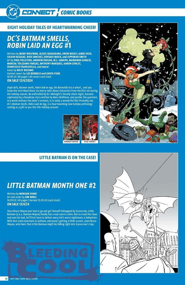 DC Comics Full December 2024 Solicits & Solicitations