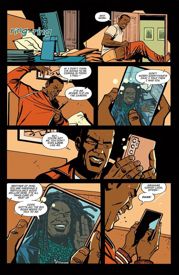 Interior preview page from ANANSI BOYS I #5 CHRIS SOTOMAYOR COVER