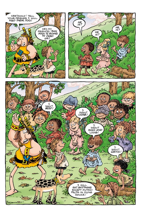 Interior preview page from GROO: MINSTREL MELODIES #2 CARRIE STRACHAN COVER