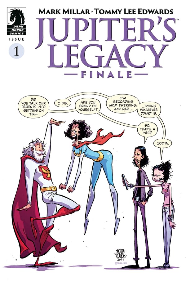 Cover image for Jupiter's Legacy: Finale #1 (CVR D) (Skottie Young)