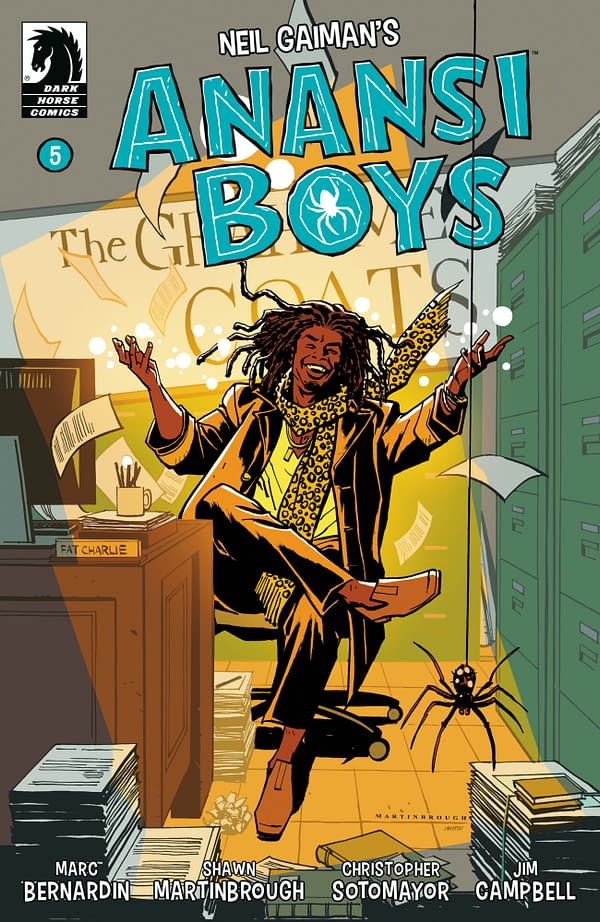 Cover image for Anansi Boys I #5 (CVR B) (Shawn Martinbrough)