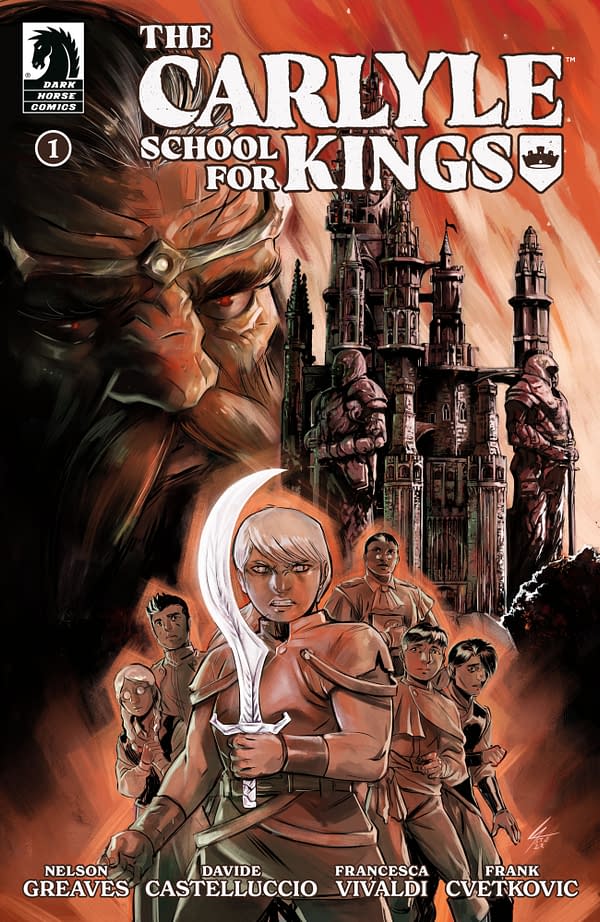 Cover image for CARLYLE SCHOOL FOR KINGS #1 FRANK CVETKOVIC COVER