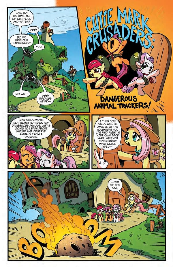 Interior preview page from MY LITTLE PONY: BEST OF DISCORD BRENDA HICKEY COVER