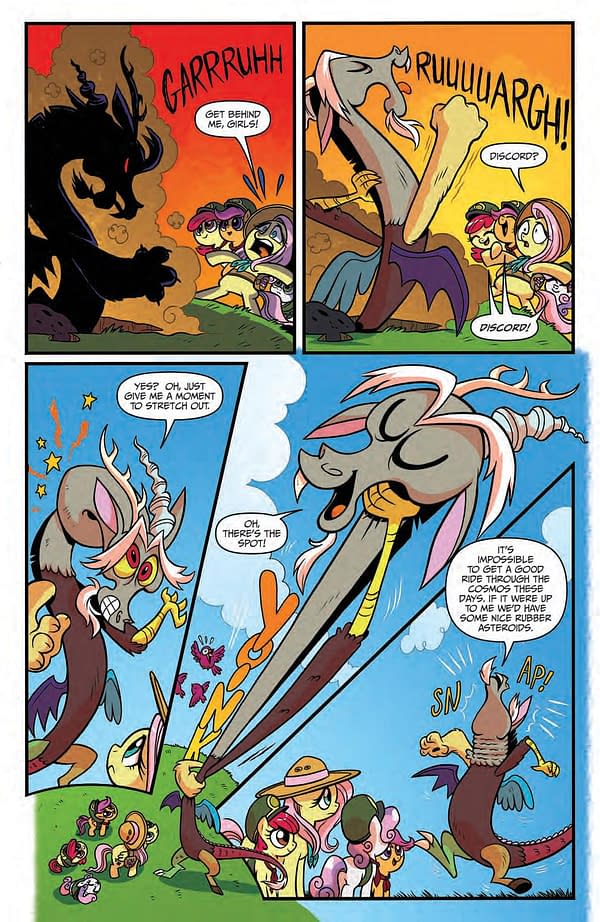 Interior preview page from MY LITTLE PONY: BEST OF DISCORD BRENDA HICKEY COVER