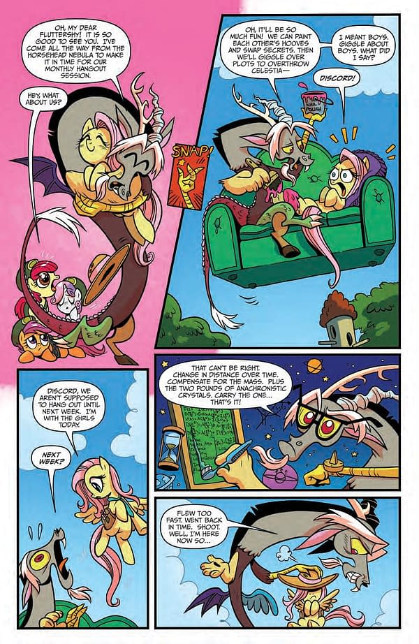 Interior preview page from MY LITTLE PONY: BEST OF DISCORD BRENDA HICKEY COVER
