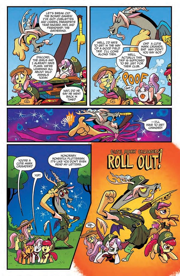 Interior preview page from MY LITTLE PONY: BEST OF DISCORD BRENDA HICKEY COVER
