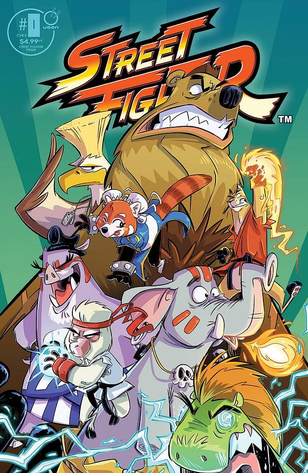 Cover image for STREET FIGHTER PRIME #0 CVR E 5 COPY INCV GORDINE