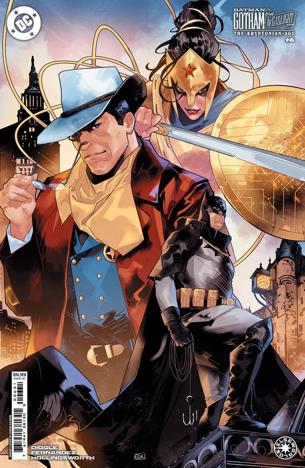 Cover image for Batman: Gotham by Gaslight - The Kryptonian Age #6