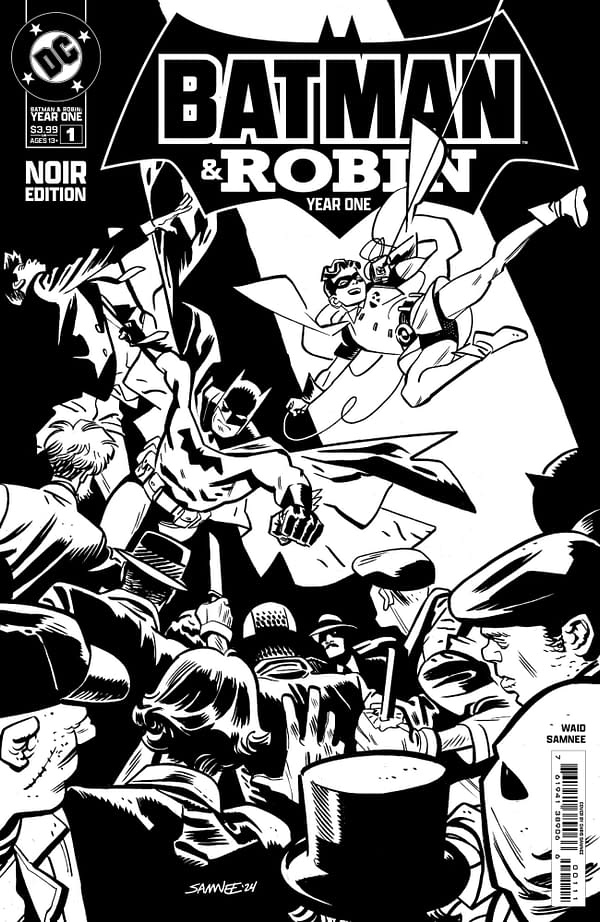 Cover image for Batman and Robin: Year One - Noir Edition #1