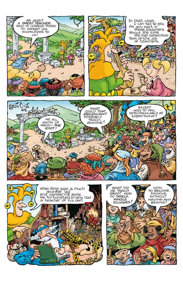 Interior preview page from GROO: MINSTREL MELODIES #3 CARRIE STRACHAN COVER