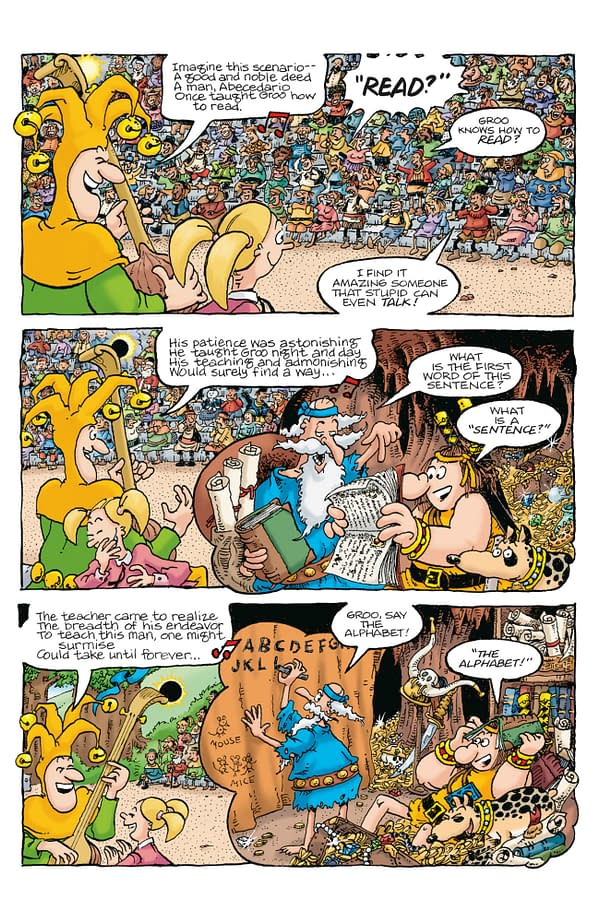 Interior preview page from GROO: MINSTREL MELODIES #3 CARRIE STRACHAN COVER