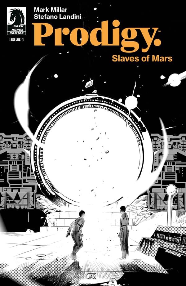 Cover image for Prodigy: Slaves of Mars #4 (CVR B) (B&W) (Stefano Landini)