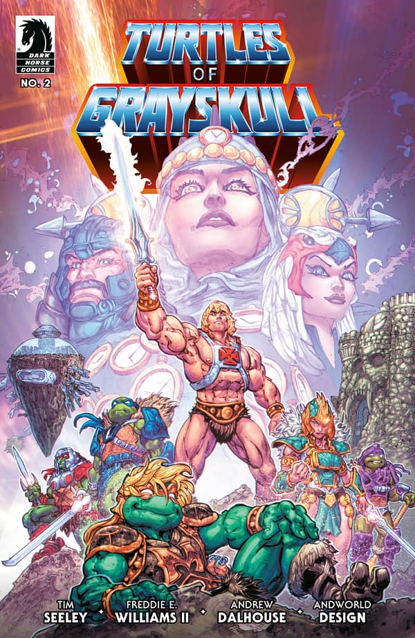 Cover image for MOTU/TMNT: TURTLES OF GRAYSKULL #2 ANDWORLD DESIGN COVER