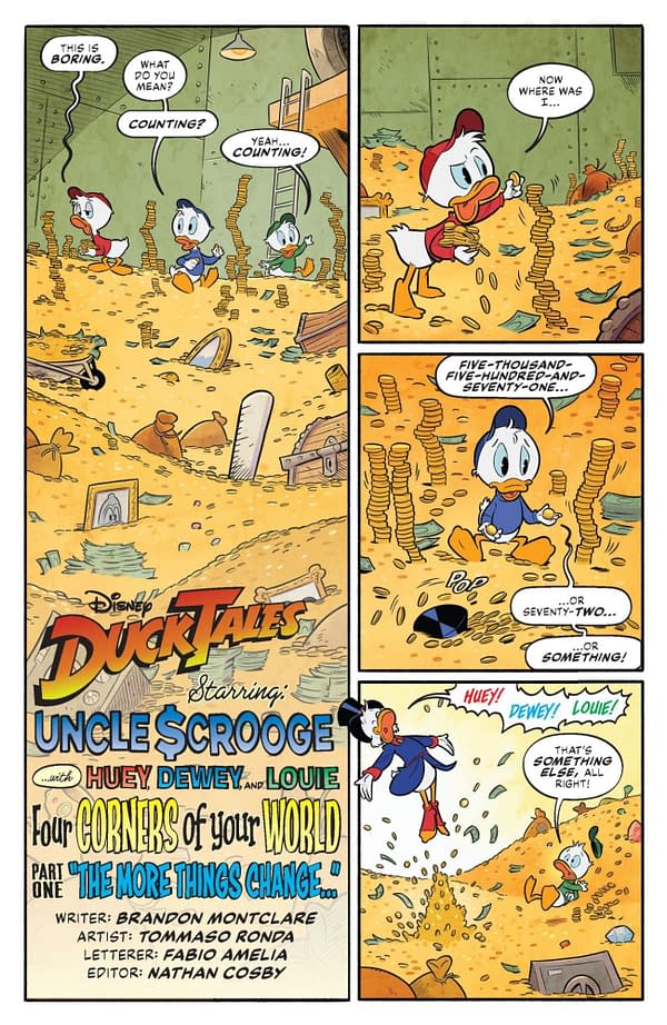 Interior preview page from Ducktales #1