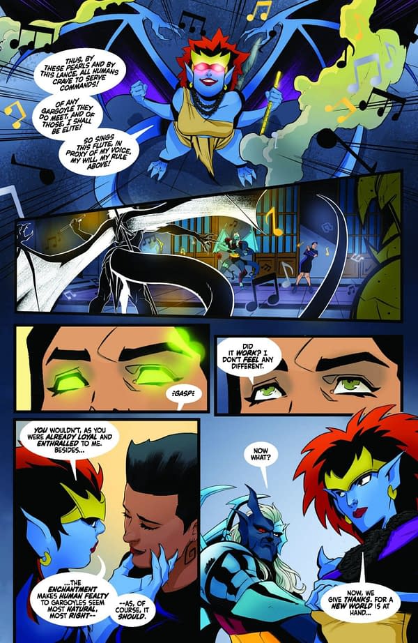 Interior preview page from Gargoyles Quest #4