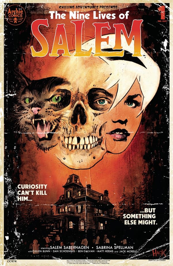 Cover image for NINE LIVES OF SALEM ONESHOT CVR B ROBERT HACK (RES)