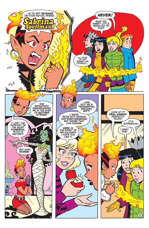 Interior preview page from Archie Christmas Spectacular 2024 #1