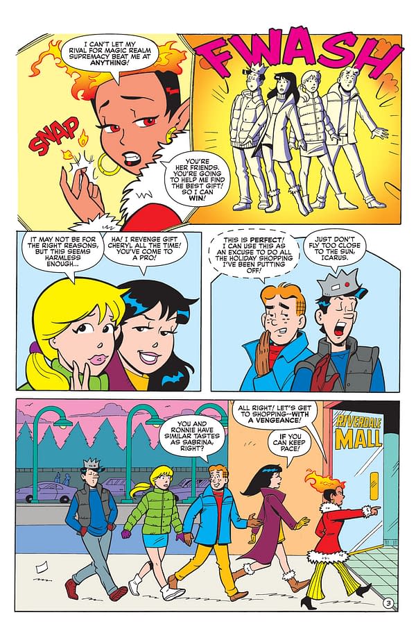 Interior preview page from Archie Christmas Spectacular 2024 #1