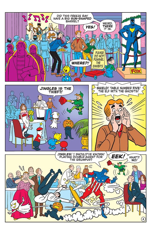 Interior preview page from Archie Christmas Spectacular 2024 #1