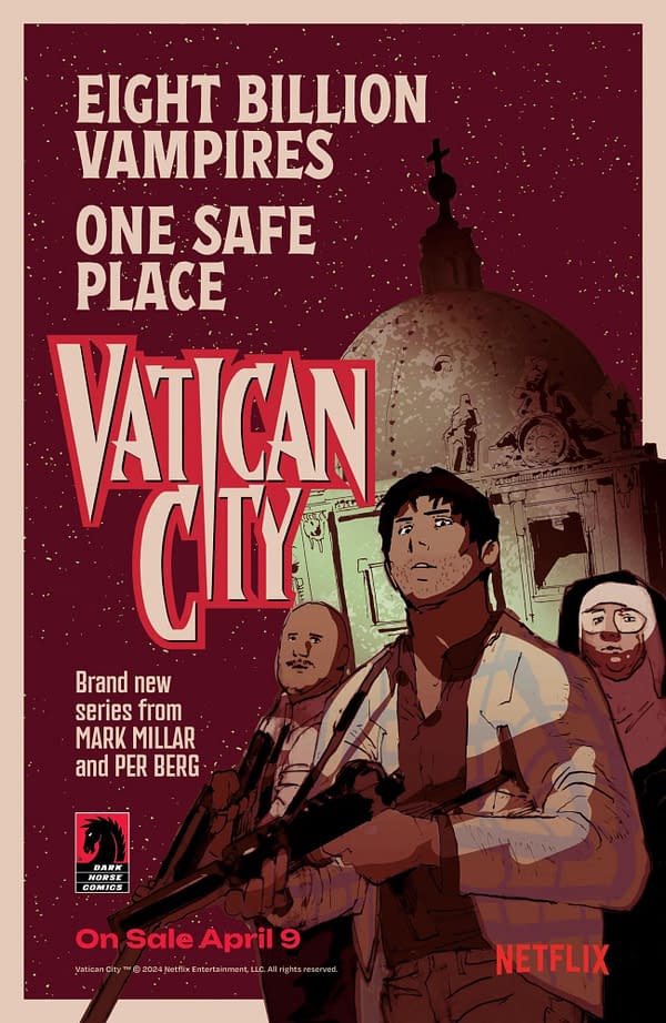 Mark Millar & Per Berg's Vatican City for Netflix & Dark Horse Comics