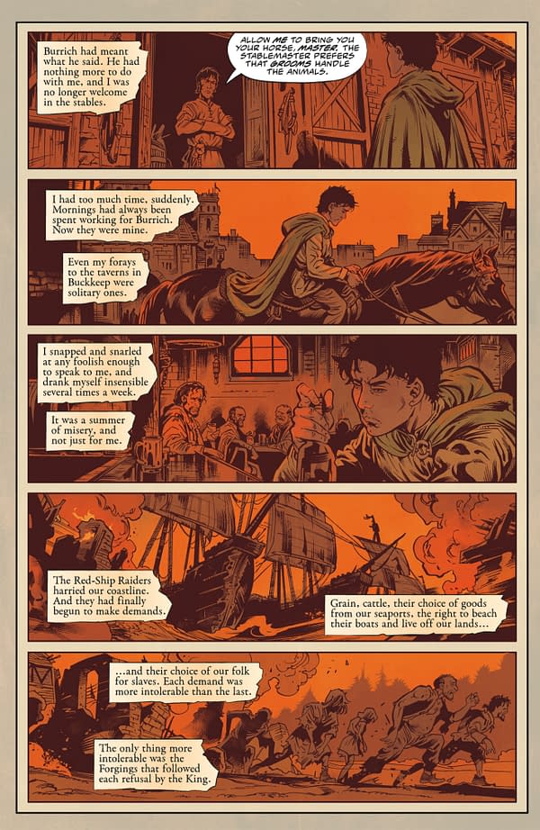 Interior preview page from ASSASSIN'S APPRENTICE III #2 JORDIE BELLAIRE COVER