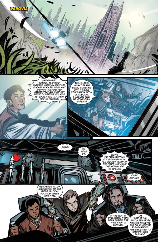 Interior preview page from STAR WARS: ECHOES OF FEAR #4 COMICRAFT COVER