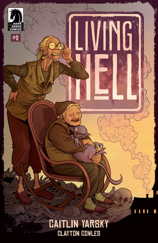 Cover image for LIVING HELL #2 CLAYTON COWLES COVER